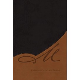 Biblia de Estudio MacArthur RVR 1960 con índice | Piel Italiana Dos Tonos