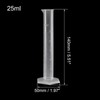 Recogwood 3Pcs 25ml Plastic Graduated Cylinder, Measuring Cylinder Science Test