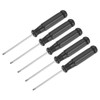 sourcing map Mini Phillips Screwdriver, 2.0mm Cross Head with Black