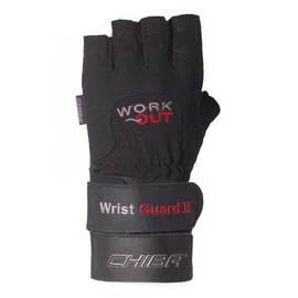 Chiba Wristguard II Men's Gloves Black black Size:XS