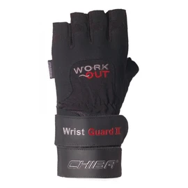 Chiba Wristguard II Men's Gloves Black black Size:XS