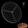 Round Circle Center Finder Compass Tool Round Center Finder Clear