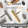 Sweet by Ultion Chrome Spyhole, 35-60mm. Security Spy Hole for
