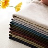 Jeanerlor Solid Cotton Linen Decoration 18"x18" Throw Pillow Cushion Case