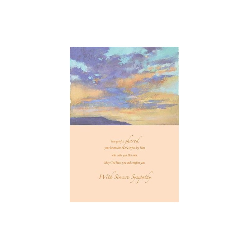 Gracefully Yours Blessed Mourning Sympathy Greeting Cards Featuring Marian Hirsch,
