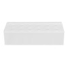 12 Holes Rectangular Flowers Vase With LED Light Clear Acrylic