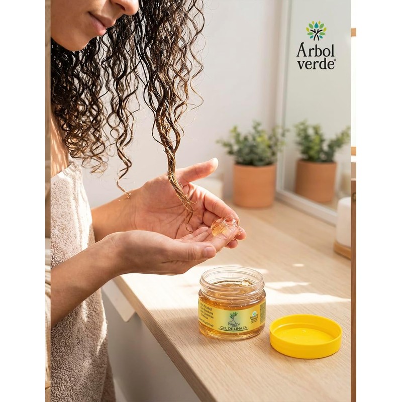 Gel fijador Árbol Verde con Extracto de Linaza 100g