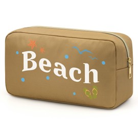 Beach Cosmetic Bags Beach Gifts for Women Beach Lover Gift Beach Accessories Gift Beach Makeup Bag Beach Vacation Gifts for Her Beach Summer Travel Trip Gifts Graduation Birthday Friendship Gifts
