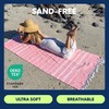 SUN NINJA Turkish Beach Towel, Quick Dry Sand Free Beach