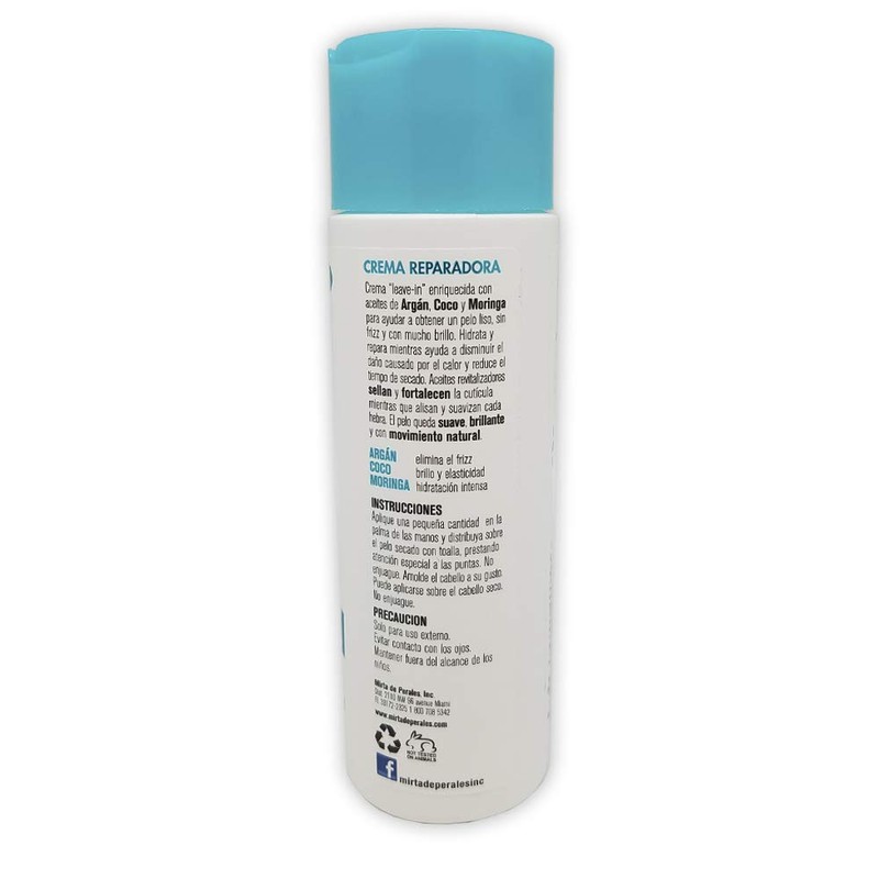 Mirta de Perales Argan, Coconut & Moringa Oils Shampoo +