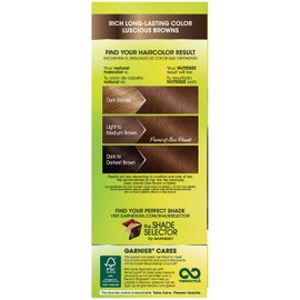 Garnier Nutrisse Nourishing Color Creme 53 Medium Golden Brown (Chestnut)
