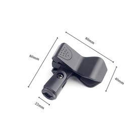 4 Pieces Microphone Clamp, Microphone Holder, Microphone Body, Microphone Holder, Microphone Clip, Holder for Microphone, Compatible with Most Wired and Wireless Microphones
