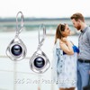 925 Sterling Silver Pearl Leverback Earrings Dangle Drop Jewellery Gifts