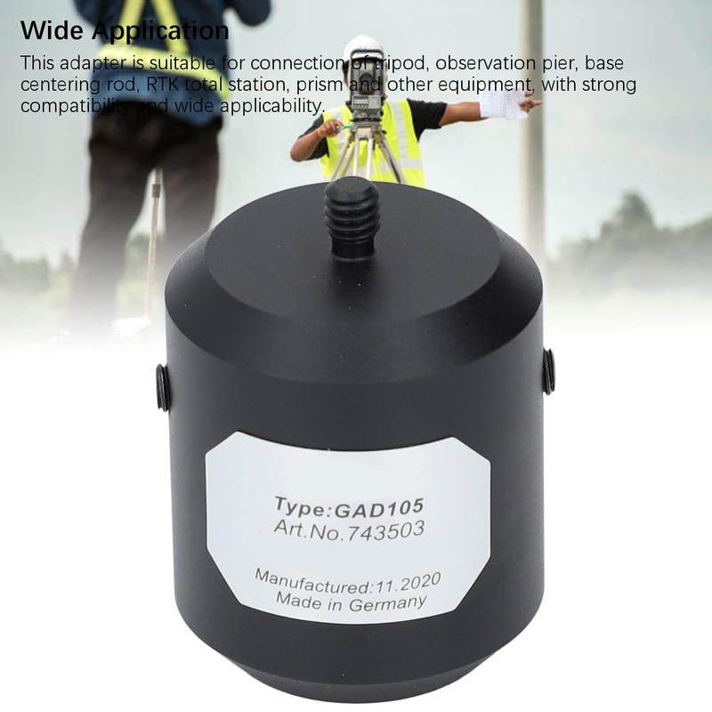 Aluminum Alloy Prism Adapter Mount Attachment 5/8‑11 to 1/4in Converter
