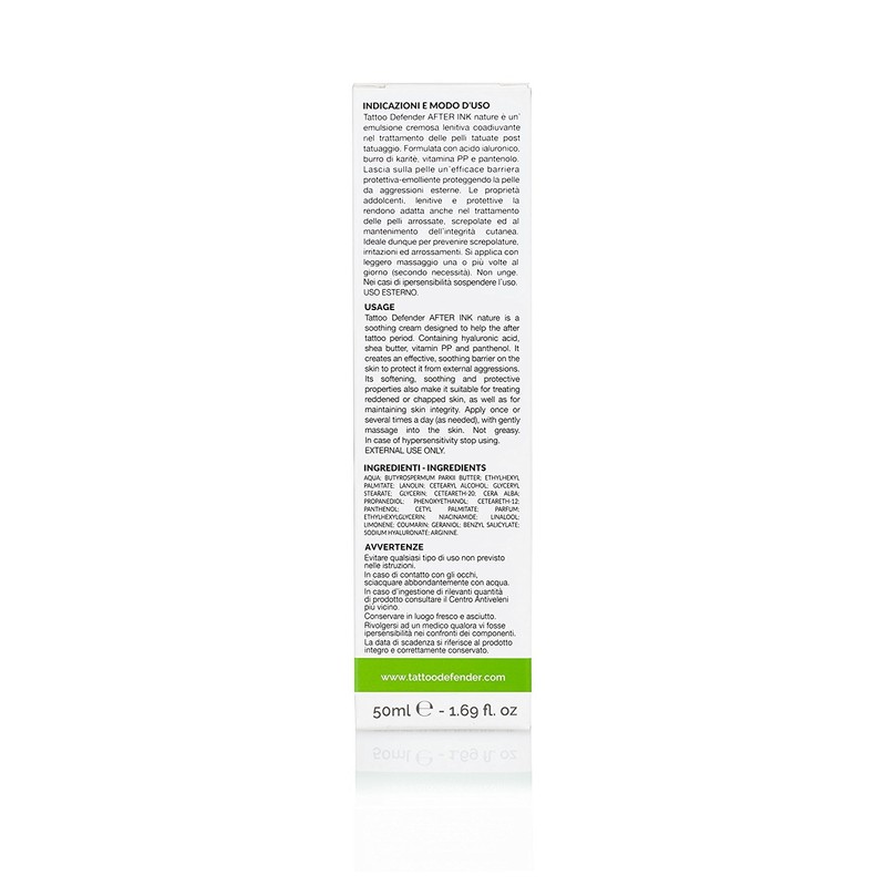 Tattoo Defender After Ink/Soothing Cream 50 ml by Defender
