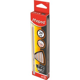 Maped Black'Peps "H Graphite Pencils (Pack of 12)