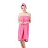 Millya Women's Microfiber Bath Towel Wrap & Hair Turban -