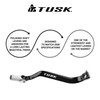 Tusk Folding Shift Lever +10mm Black/Silver Tip Compatible with Kawasaki