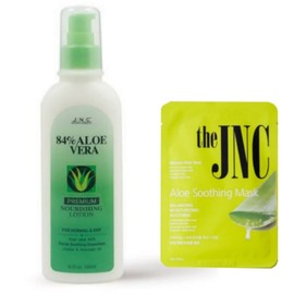 J&C JNC 84% Aloe Vera Premium Nourishing Lotion 180ml (JNC mask pack gift), 1 piece, 180g / 제이앤씨 JNC 84%알로에베라 프리미엄 나리싱로션 180ml (JNC마스크팩 증정), 1개, 180g