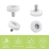 UFURMATE Drawer Roller, 8Pcs POM Plastic Cabinet Drawer Slides Wheels