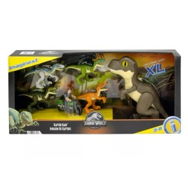 Fisher-Price Imaginext Jurassic World Raptor Raid Toy Set TRex Dinosaur NEW