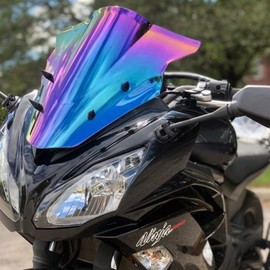 HTTMT MT218-002-BK (6 pcs) Universal Black Spike Bolts Compatible with Windscreen Fairings License Plate