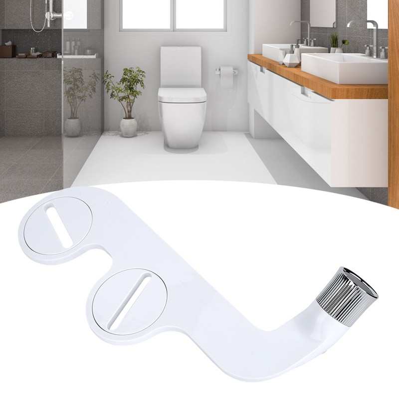 G1/2in Thread Toilet Bidet Seat Attachment Cold Water Spray Double