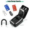 HUANLANG Lock Box for House Key,Key Lock Box for Door