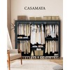 CASAMAYA Clothes Rack, Portable Closet, 81.5 Inch Large Capacity Wardrobe