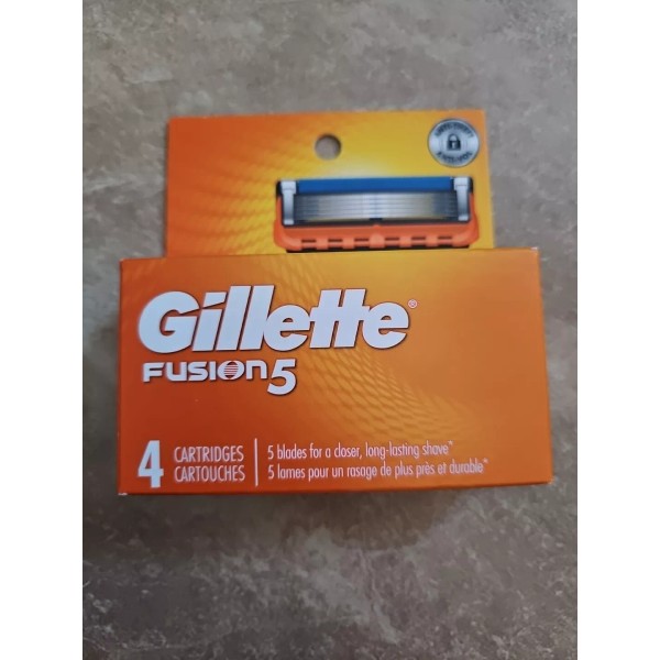 Gillette Fusion5 Razor Blade Refills 4 Cartridges