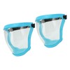 2pcs Protective Face Cover Dustproof Safety Elastic Belt Reusable Face