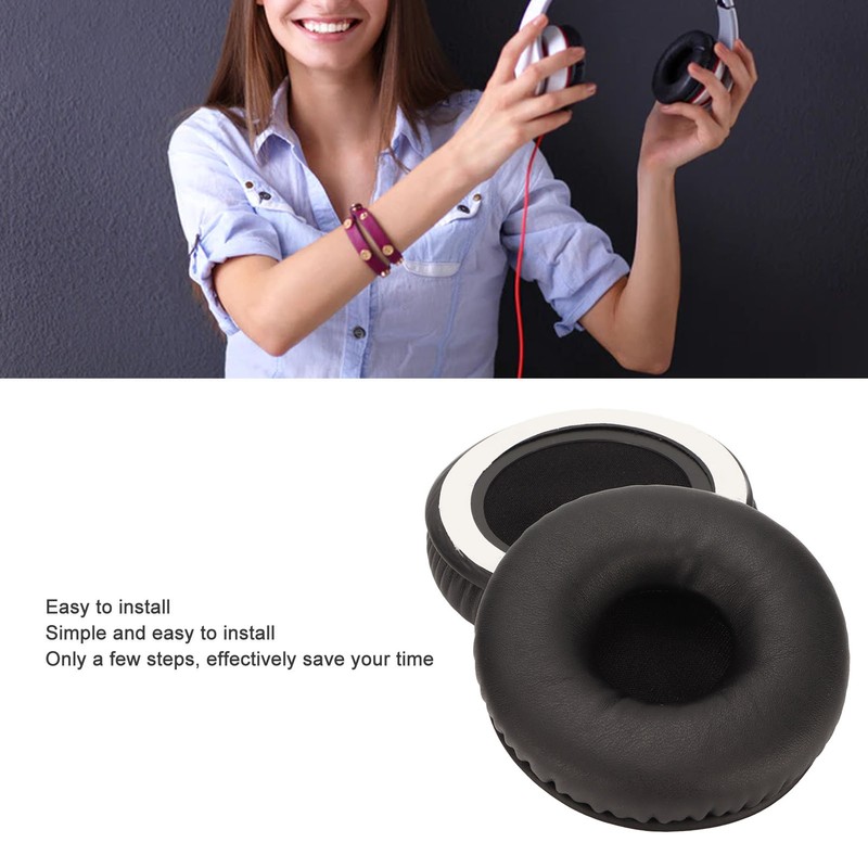 2Pcs Headphone Ear Cushion Pads Cover Replacement for MDR XB650BT