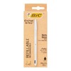 Bic Cristal ReNew Re-Fillable Pen and 2 Refills, Black