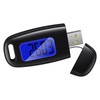 AMIR 3D Pedometer for Walking, Step Counter with LED Backlight,