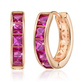 Linawe Small Hoop Earrings, Piercing Ring, Helix Earrings, Nickel-Free Jewellery, Women, Gold, Rose Gold, Silver, Mini Hoop Earrings, Copper Brass, Moissanite