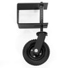 Stark 2-Pieces Universal 8" Flat-Free Tire Gate Wheel Spring-Loaded Suspension