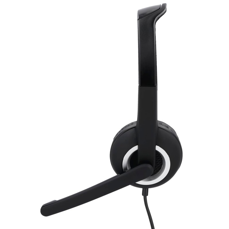 Hama USB Headset, On-Ear Headphones with Microphone (Headset with Volume
