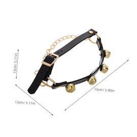 ORFOFE 2pcs Family Christmas Decorative Shoes Boots Bells Large Jingle Bells for Indoor/Outdoor Parties