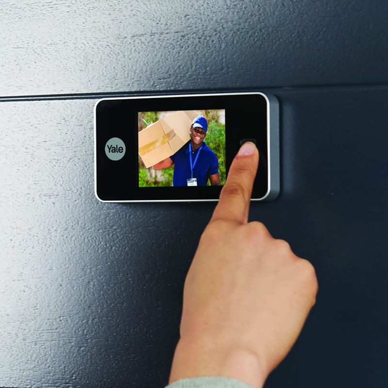 Yale Standard Digitaler Türspion 500 - Live-Ansicht - Hochwertige Kamera
