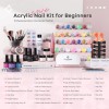Acrylic Nail Kit for Beginners: Professional Complete Set with Drill UV Light
