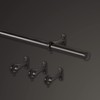 MODE Outdoor Collection 1 1/8" Diameter Curtain Rod Set with