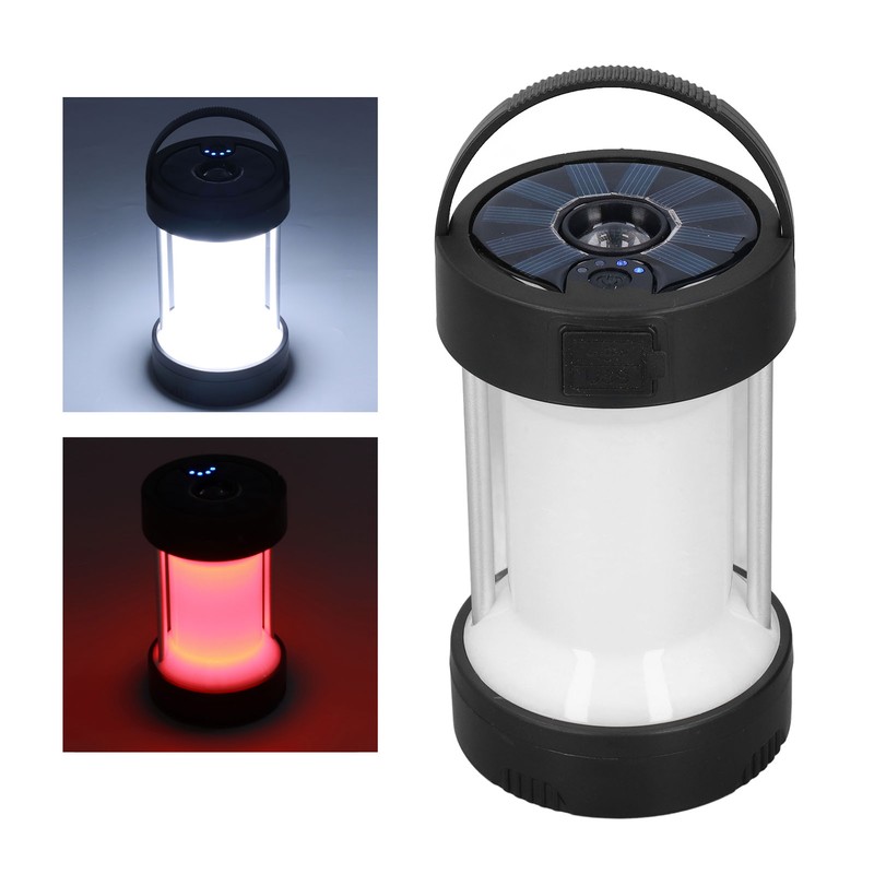 LED Camping Lantern USB Rechargeable Camping Light with 2 Light