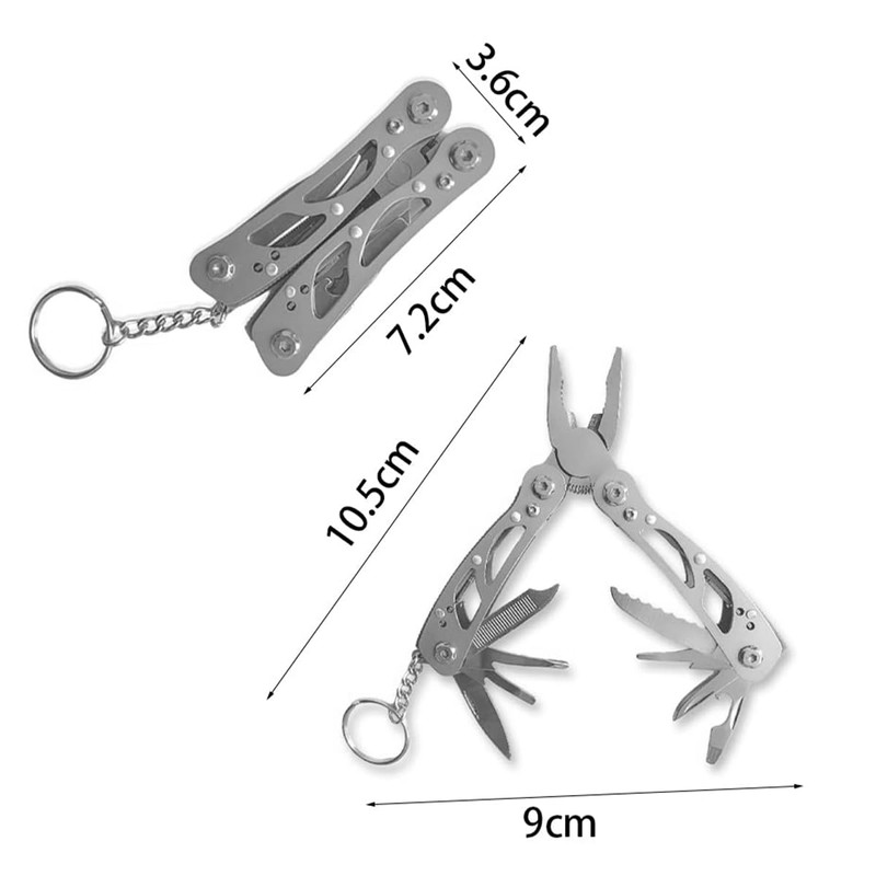 CENPEK 10-in-1 Stainless Steel General Plier Mini Multitool Plier Set