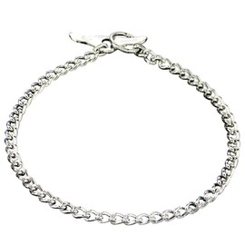 Herm Sprenger Chrome-Plated Steel Choke Dog Training Collar with Toggle-Closure No-Pull Slip Chain for Small Medium Large Dogs for Easy Control Show Chain Collar Made in Germany