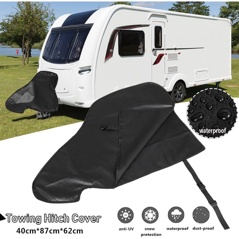 Drawbar Cover for Trailers, Tow Bar Cover Caravan, Caravan Protective