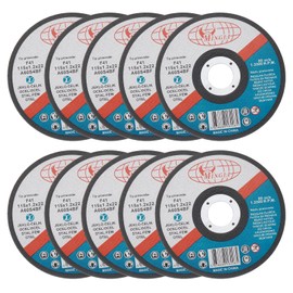 HARFINGTON 10pcs Cut Off Wheels 4-1/2" x 1/20" x 7/8" Ultra Thin Cutting Wheel Angle Grinder Cut-Off Discs General Metal Cutting Disc for Stainless Steel Cast Iron Copper, Blue White