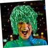 Ipetboom 6pcs Foil Tinsel Wigs Durable Metallic Costume Headwear for