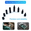 COMRUN 350PCS M3 Black Male Female Nylon Hex Spacer Standoff