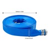 2in x 100ft Water Pump Drain Hose for Pool, Yard