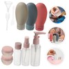 PACKOVE 11-Piece Travel Bottle Set Refillable Makeup and Lotion Containers